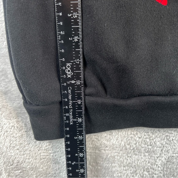 Polo Ralph Lauren Big Pony Hoodie Kids Size Medium 10-12 Black Red Pullover - Picture 10 of 11